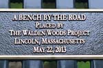 9th Bench Placement - Walden Woods (Photos by Tom Hersey)